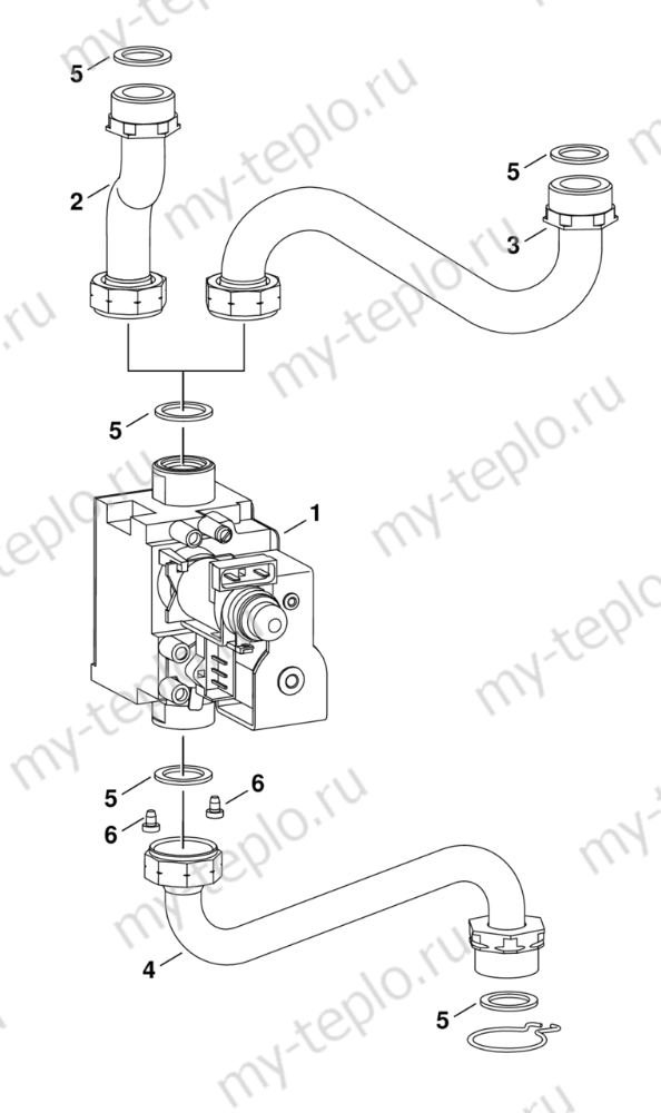 Запчасти Buderus Logamax U052-24: Кожух Купить запчасти Buderus Logamax U052-24 в Владимире