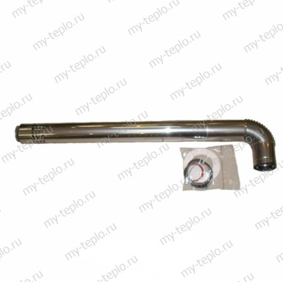 Дымоход комплект коаксиальный Daewoo 80C 110/80 (1,5 м, европейский тип, вбок)