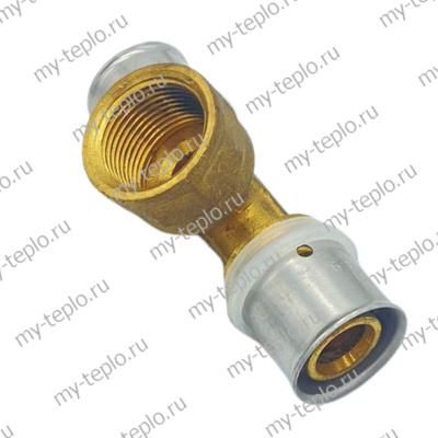 Пресс-тройник  26*3/4*26 внутренняя резьба DVGW (PresTroy2634vnr)